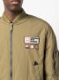 Dsquared2 logo patch zipped bomber jacket Groen - Thumbnail 5