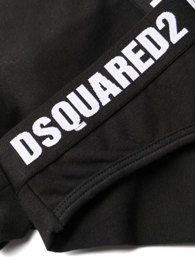 Dsquared2 Slip met logoprint Zwart