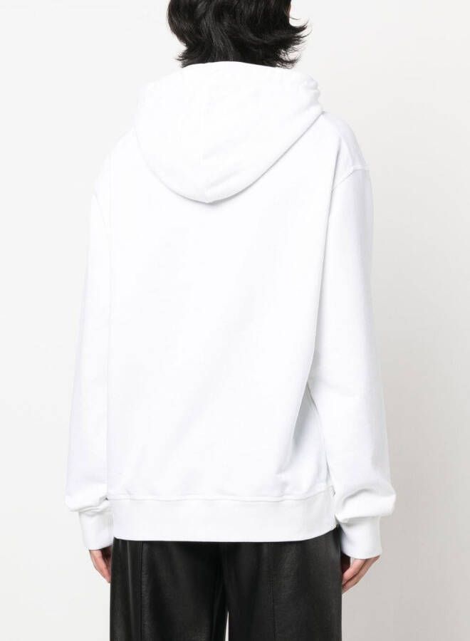 DSQUARED2 Hoodie met logoprint Wit