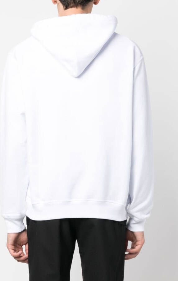 DSQUARED2 Hoodie met logoprint Wit