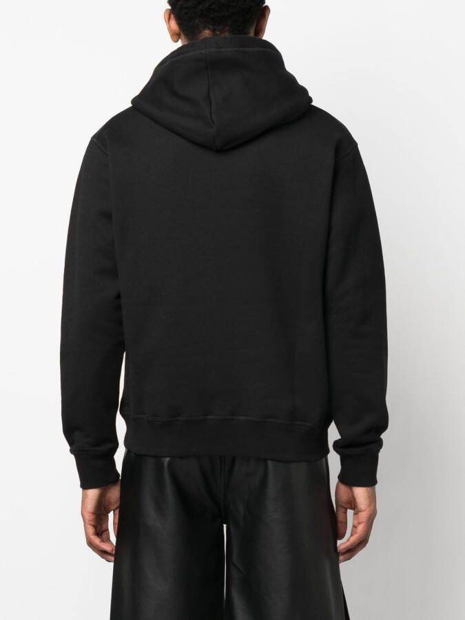 DSQUARED2 Hoodie met logoprint Zwart