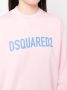Dsquared2 logo-print cotton sweatshirt Roze - Thumbnail 5