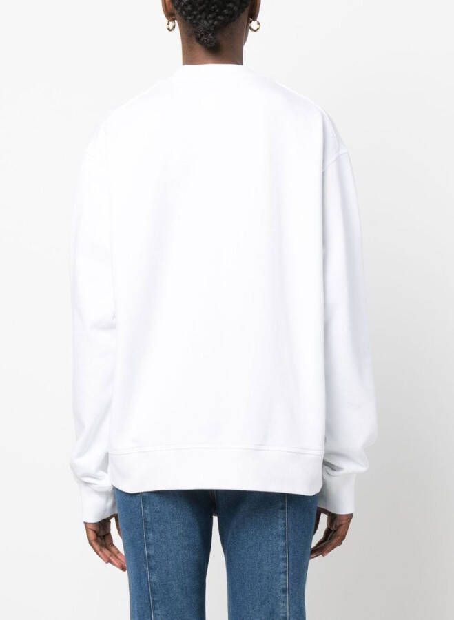 DSQUARED2 Sweater met logoprint Wit