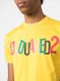 Dsquared2 T-shirt met logoprint Geel - Thumbnail 5
