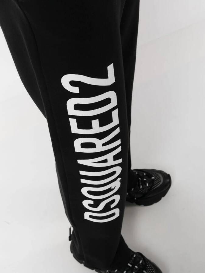 DSQUARED2 Trainingsbroek met logoprint Zwart