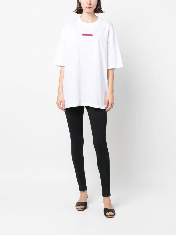 DSQUARED2 T-shirt met logoprint Wit