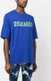 DSQUARED2 T-shirt met logoprint Blauw - Thumbnail 3