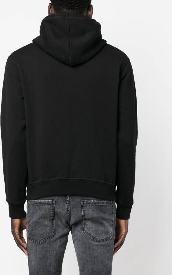 DSQUARED2 Hoodie met logoprint Zwart