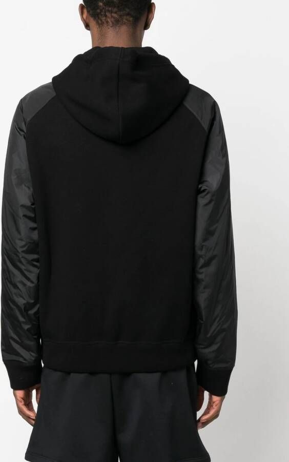 DSQUARED2 logo-print hooded jacket Zwart