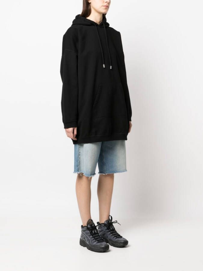 DSQUARED2 Hoodie met logoprint Zwart