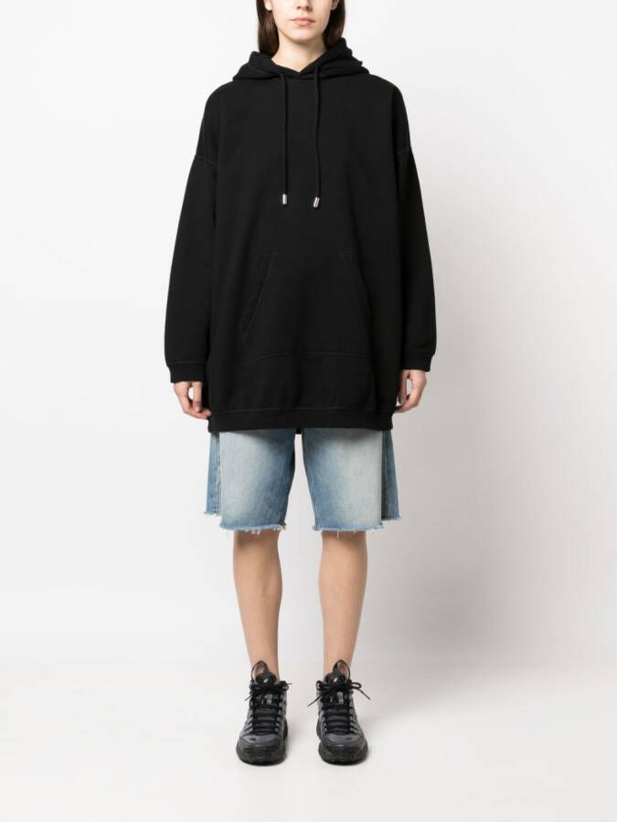 DSQUARED2 Hoodie met logoprint Zwart