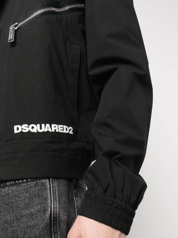 Dsquared2 Shirtjack met Icon-logoprint Zwart