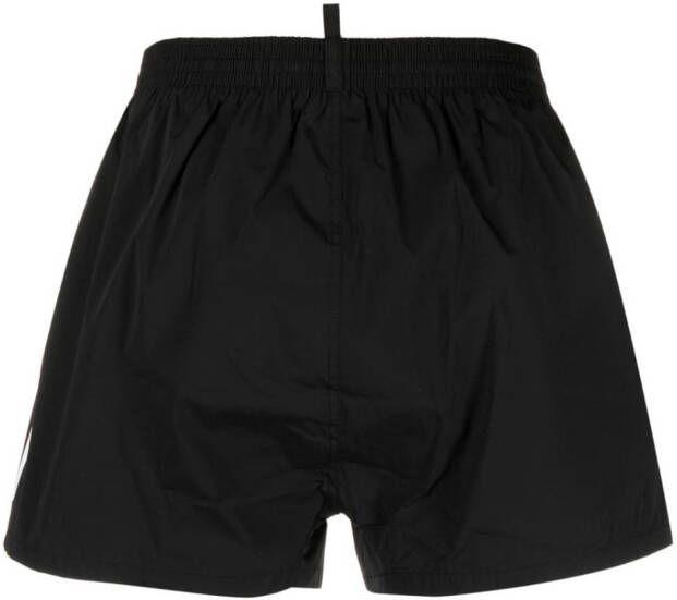 DSQUARED2 Zwembroek met logoprint Zwart