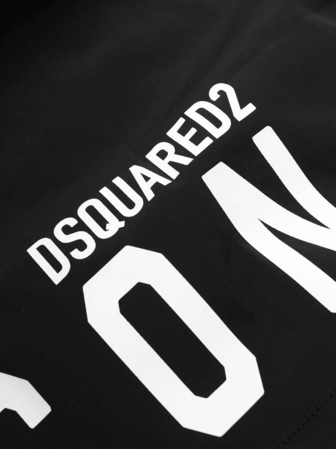 DSQUARED2 Zwembroek met logoprint Zwart