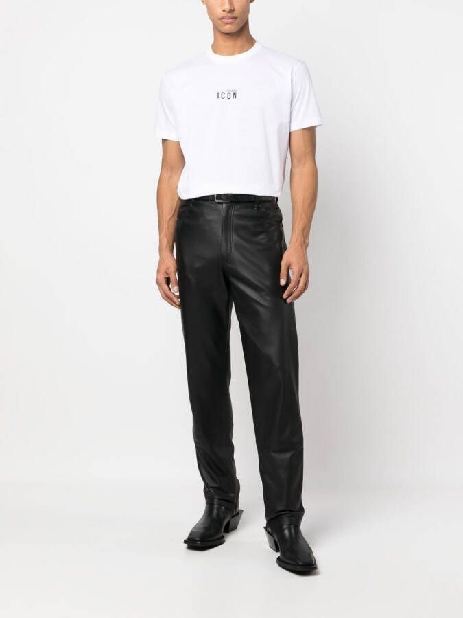 DSQUARED2 T-shirt met logoprint Wit