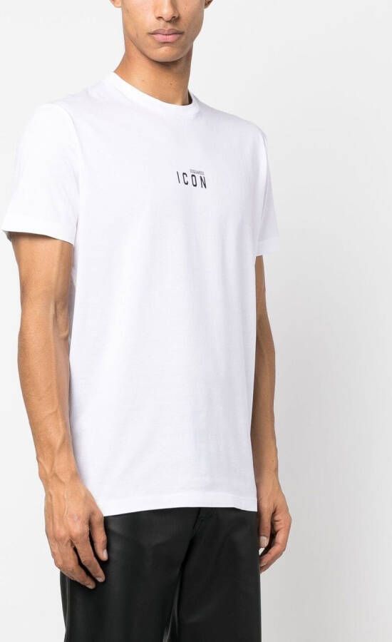 DSQUARED2 T-shirt met logoprint Wit