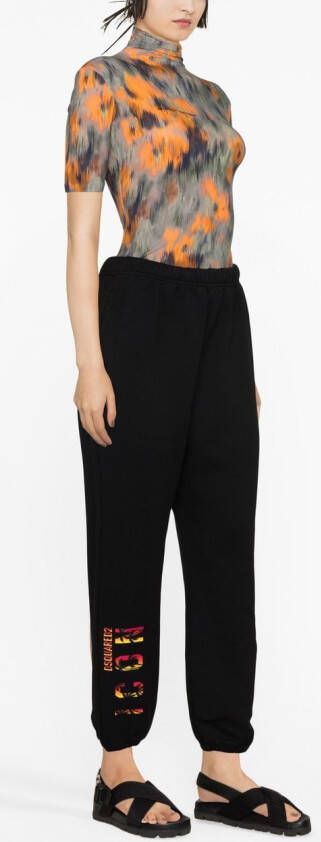 DSQUARED2 Trainingsbroek met logoprint Zwart