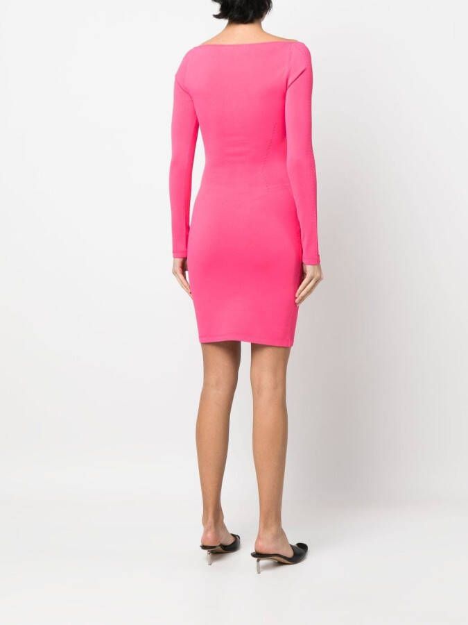 Dsquared2 Mini-jurk met lange mouwen Roze
