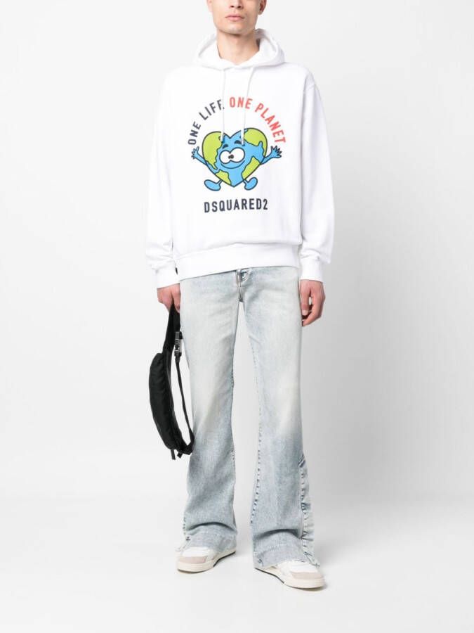 DSQUARED2 Hoodie Wit