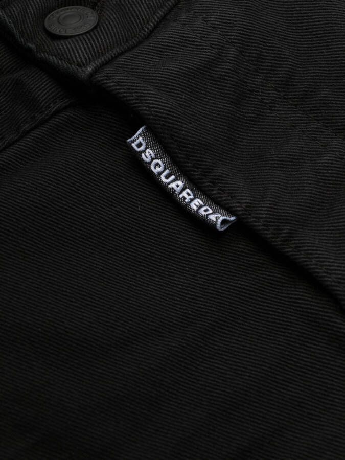 DSQUARED2 Jeans met toelopende pijpen Zwart