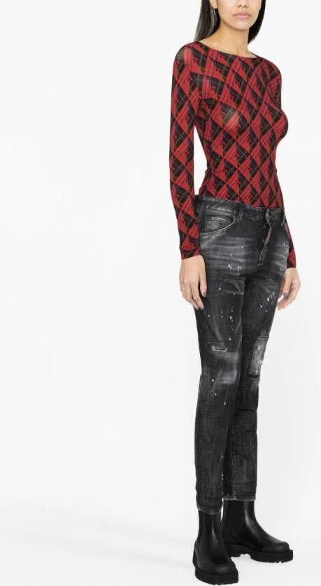 DSQUARED2 Skinny jeans Zwart