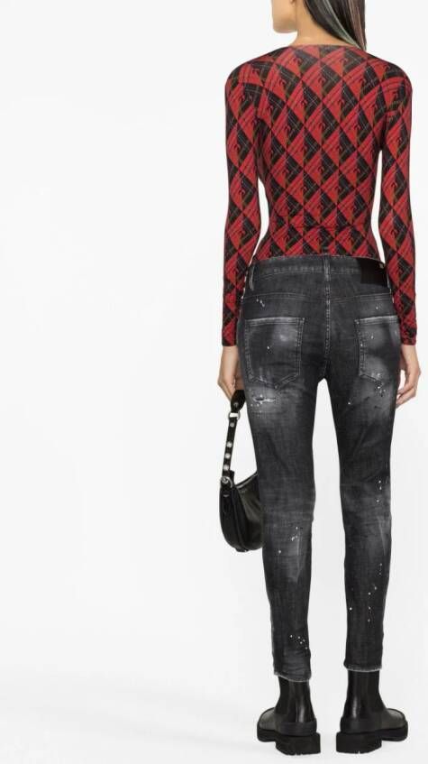 DSQUARED2 Skinny jeans Zwart