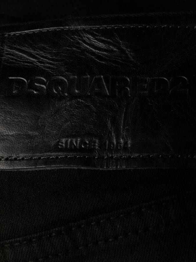 Dsquared2 low-rise flared jeans Zwart