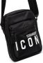 DSQUARED2 Messengertas met logoprint Zwart - Thumbnail 5