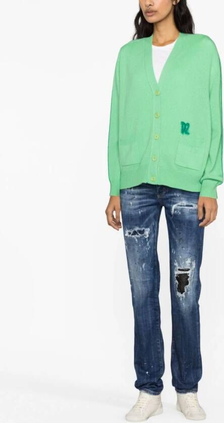 DSQUARED2 Gerafelde jeans Blauw