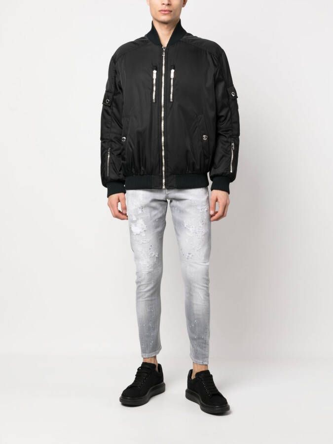 DSQUARED2 Gerafelde jeans Grijs