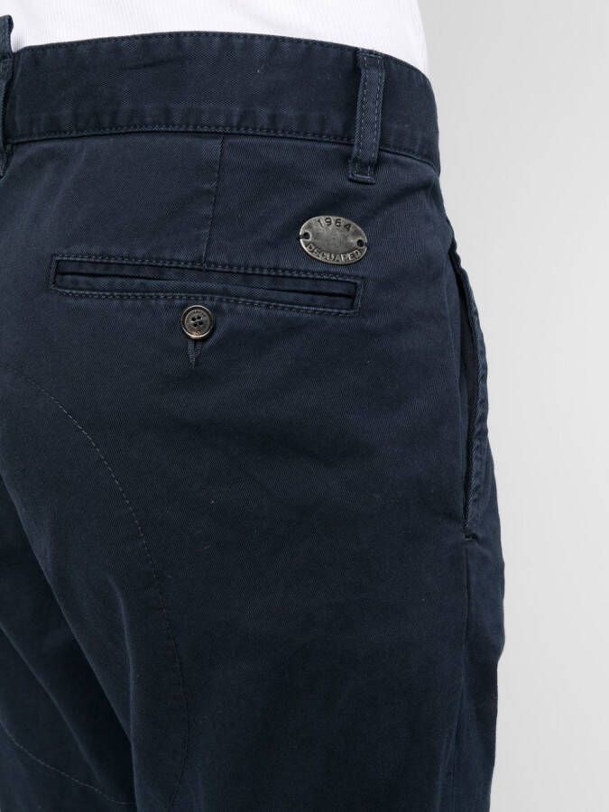DSQUARED2 Sexy chino met toelopende pijpen Blauw