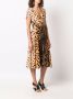 DSQUARED2 Midi-jurk met dierenprint Bruin - Thumbnail 3