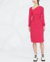 DSQUARED2 Midi-jurk met ruches Roze - Thumbnail 2