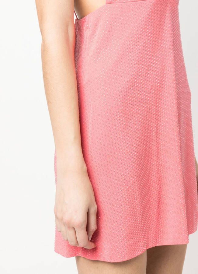 Dsquared2 Mini-jurk met stras Roze