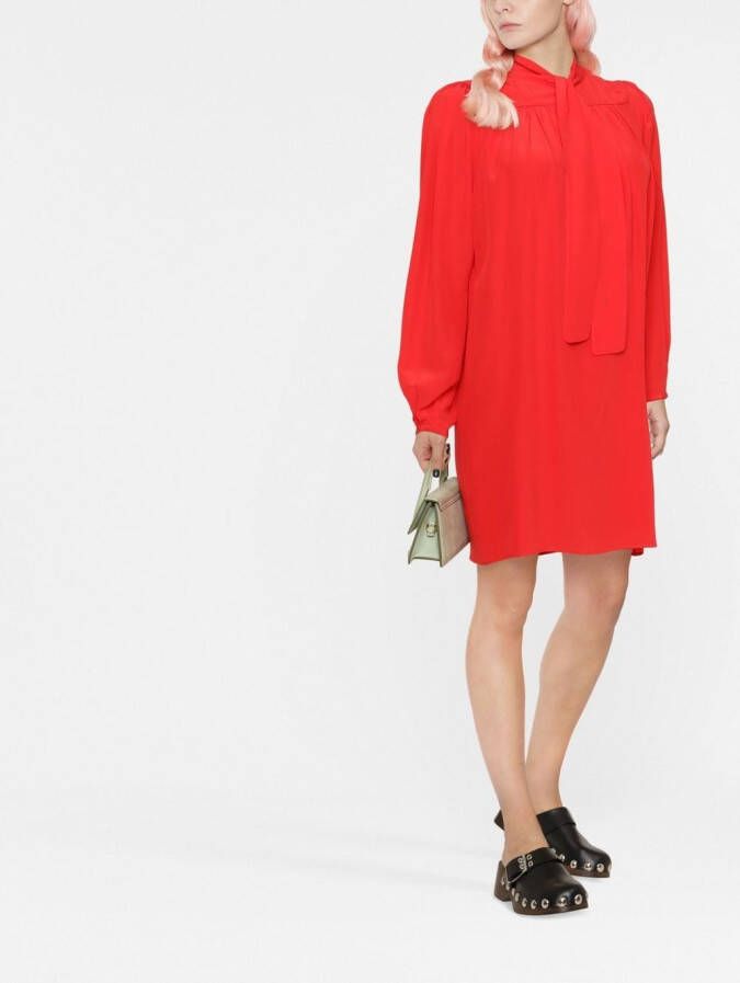 Dsquared2 Mini-jurk met strik Rood
