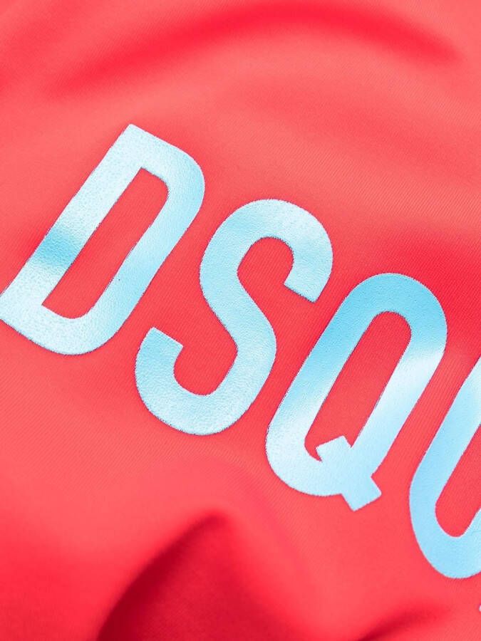 Dsquared2 Mouwloos badpak Rood