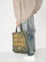 DSQUARED2 One Planet shopper met tekst Groen - Thumbnail 2