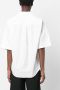 DSQUARED2 Overhemd met bladerprint Wit - Thumbnail 4
