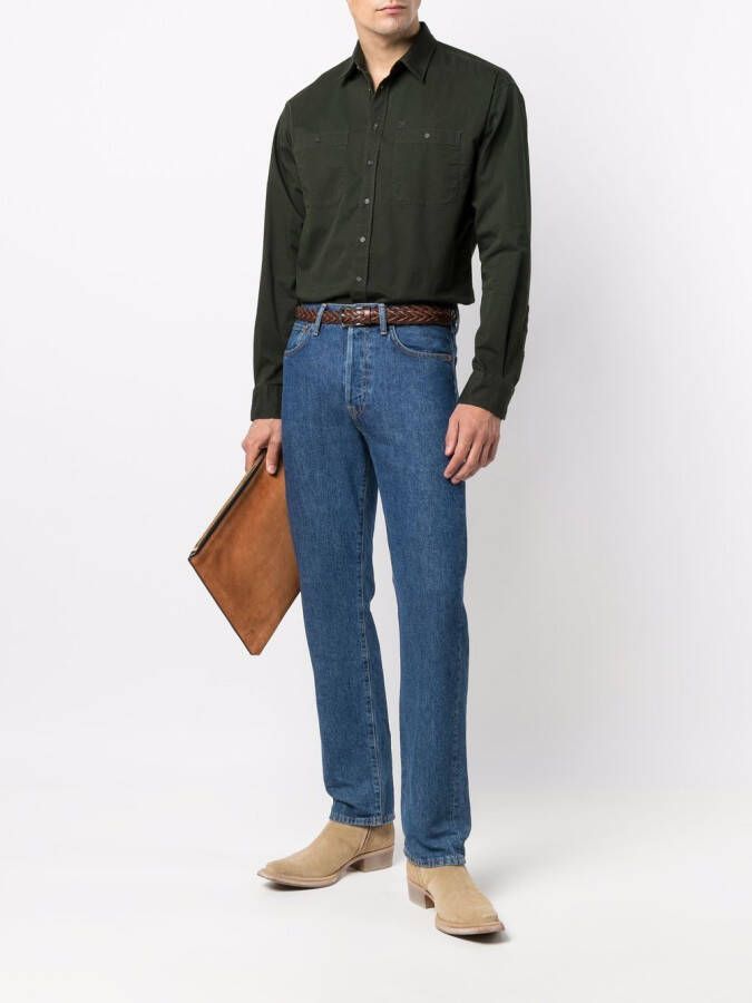 DSQUARED2 Overhemd met borstzak Groen