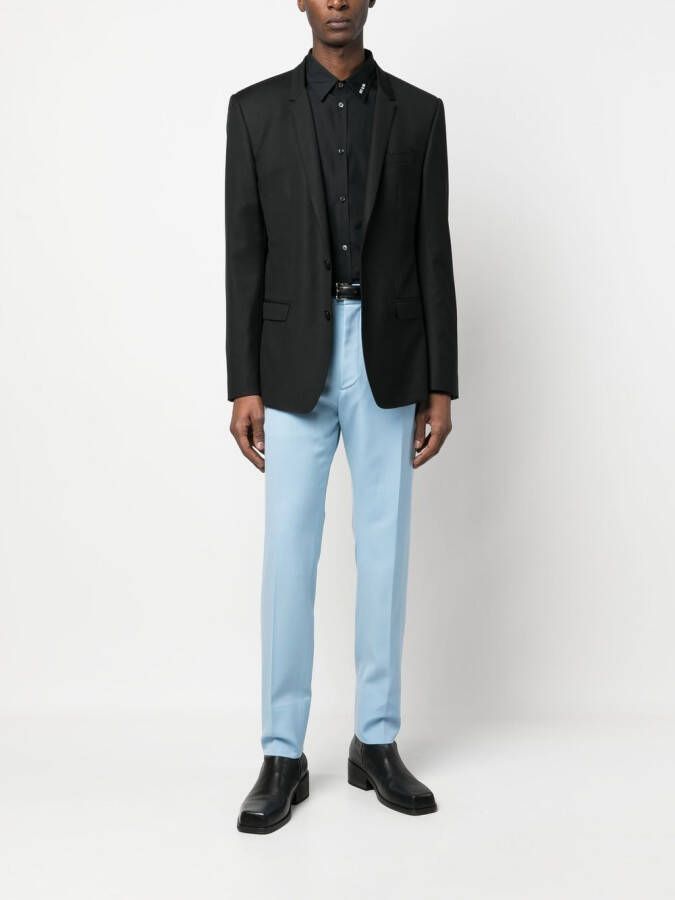 DSQUARED2 Overhemd met geborduurd logo Zwart