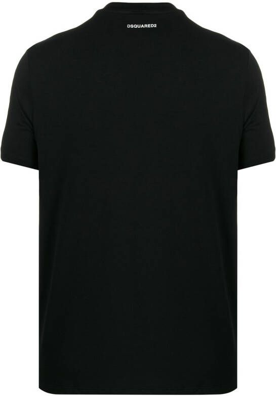 DSQUARED2 pak met twee T-shirt met ronde hals Zwart
