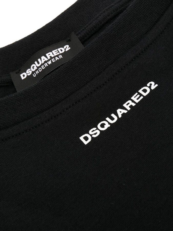DSQUARED2 pak met twee T-shirt met ronde hals Zwart