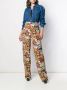 DSQUARED2 Palazzo broek met print Beige - Thumbnail 2