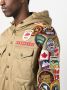 Dsquared2 patch-detail hooded jacket Bruin - Thumbnail 5
