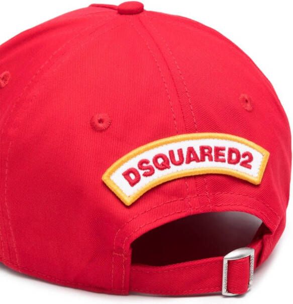 Dsquared2 Pet met patchdetail Rood