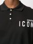 DSQUARED2 Poloshirt met tekst Zwart - Thumbnail 5