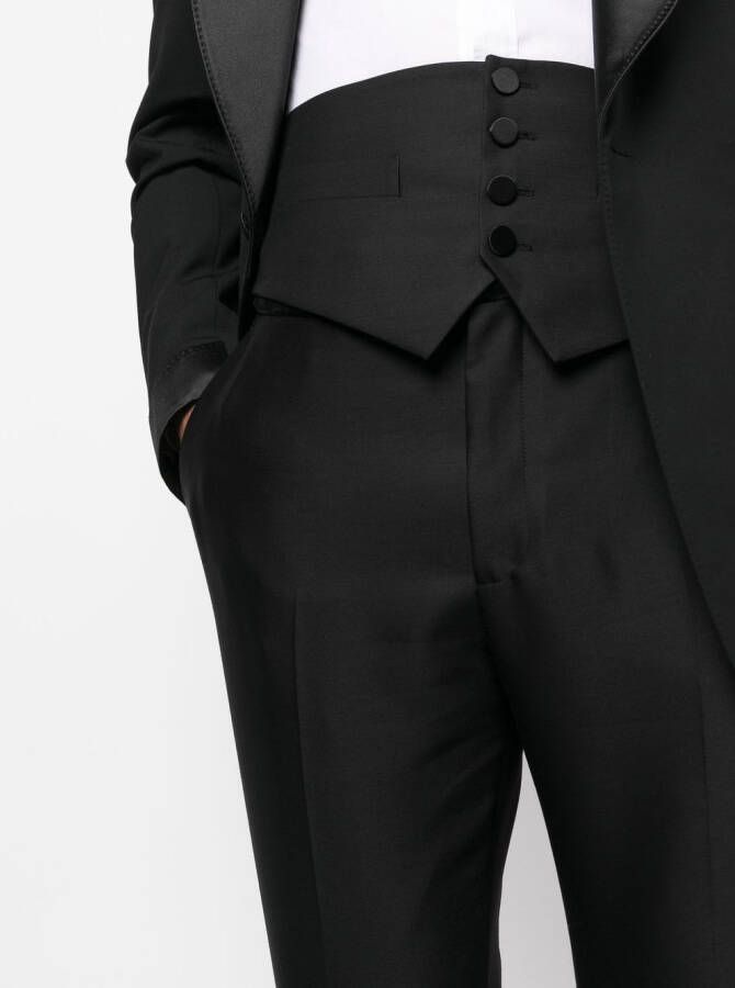 DSQUARED2 Cummerbund met knopen Zwart