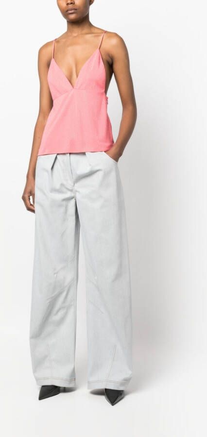 DSQUARED2 Top verfraaid met pailletten Roze