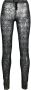 DSQUARED2 Legging met bloemenkant Zwart - Thumbnail 2
