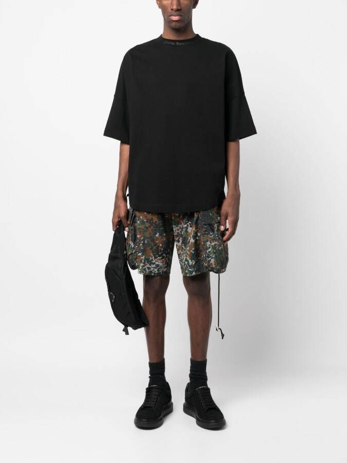 Dsquared2 Shorts met camouflageprint Groen